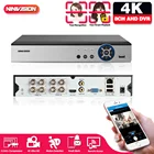 8CH 4K 1080P 4MP 5MP AHD DVR рекордер XMEye просмотр P2P Облачное видеонаблюдение рекордер для CVBS TVI AHD аналоговой камеры IP-камеры