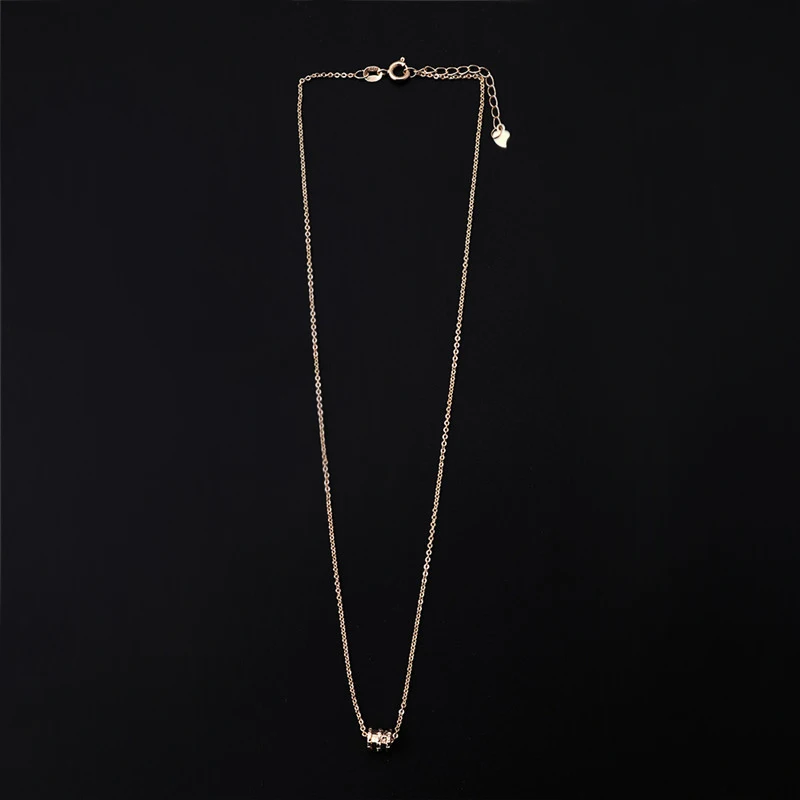 Женское Ожерелье цепочка цилиндр кулон простые украшения подарки магазин NYZ |