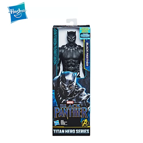 BLACK PANTHER Hasbro Marvel Мстители Бесконечность войны Starforce супер герой 1" эндшпиль Титан герой серии человек паук Железный человек енот Доктор Стрэндж - Цвет: BLACK PANTHER