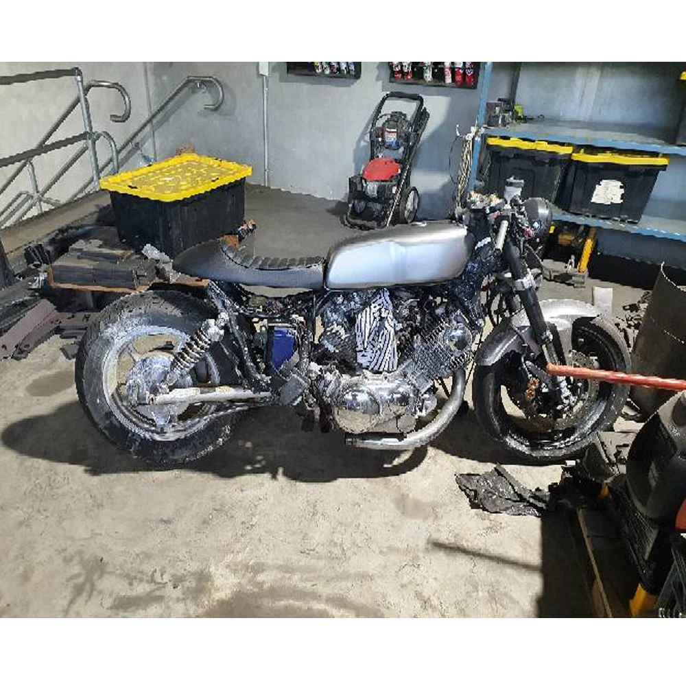 Винтажный газовый бак Cafe Racer RD50 Универсальный мотоциклетный топливный из чистой