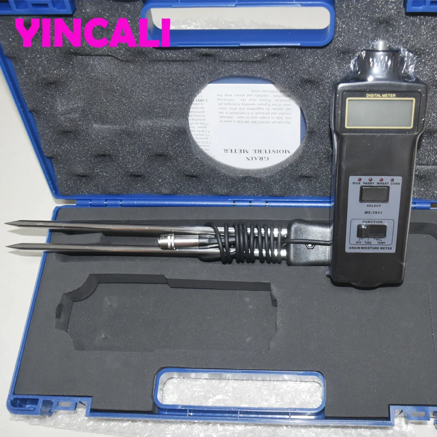 Профессиональный цифровой измеритель влажности зерна температуры MC-7821