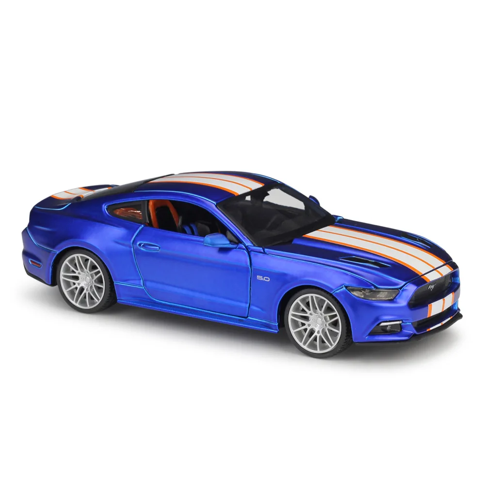MAISTO 1/24 масштабная модель автомобиля игрушки Ford Mustang GT автомобиль из литого металла модель игрушка для коллекции, подарок, дети
