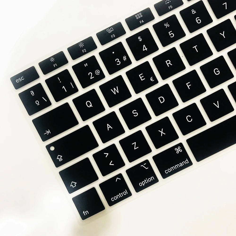 Цветная пленка для клавиатуры Mac Book Air 13 A1932 (2018 2019) touch ID силиконовая защитная с