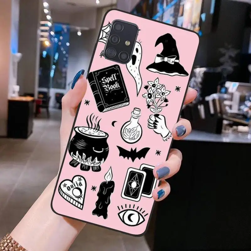 Girly Pastel Witch Goth Ouija Phone Case for Samsung S20 plus Ultra S6 S7 edge S8 S9 plus S10 5G lite 2020 images - 6