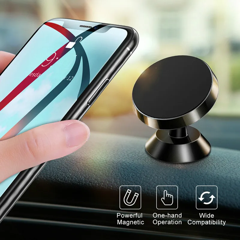 

Universal Magnetic Car Phone Holder Mobile Cell Air Vent Mount Magnet GPS Stand For iPhone 11 12 Pro Xs Max Xiaomi Huawei