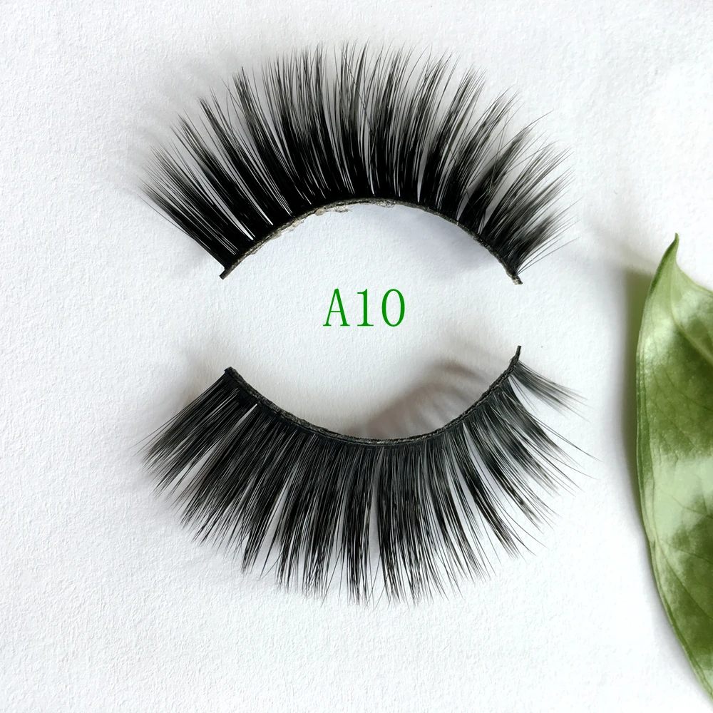 Роскошные накладные ресницы 3D ручной работы многоразовые натуральные