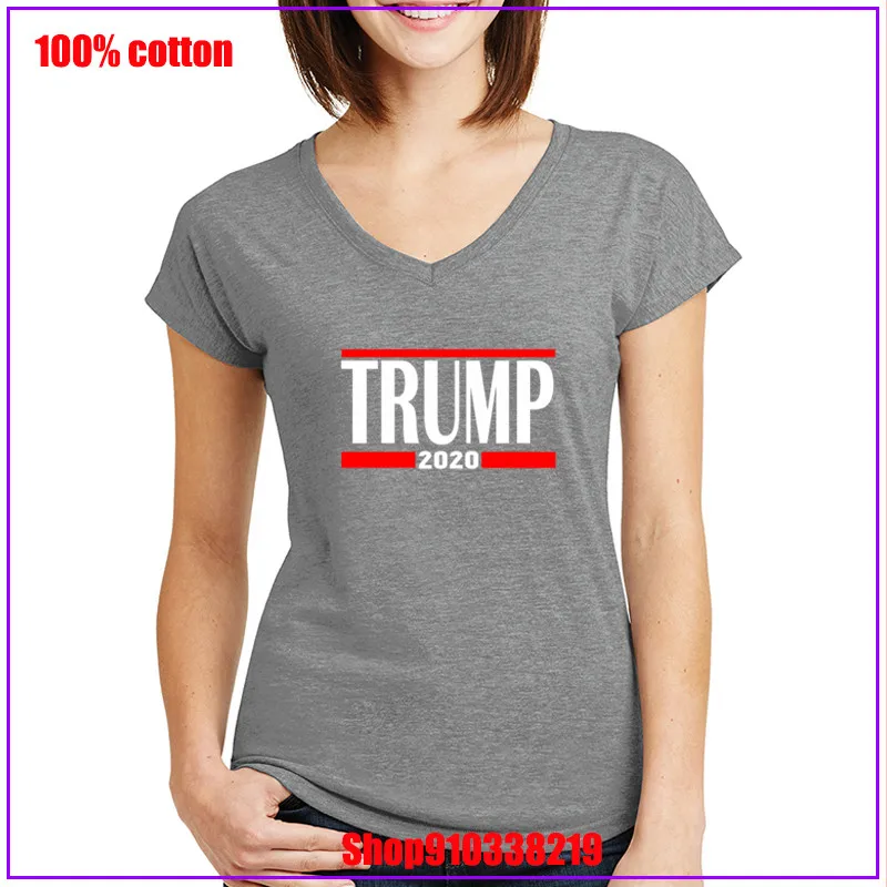Футболка с изображением Трампа 2020 Keep America Great опять женская футболка