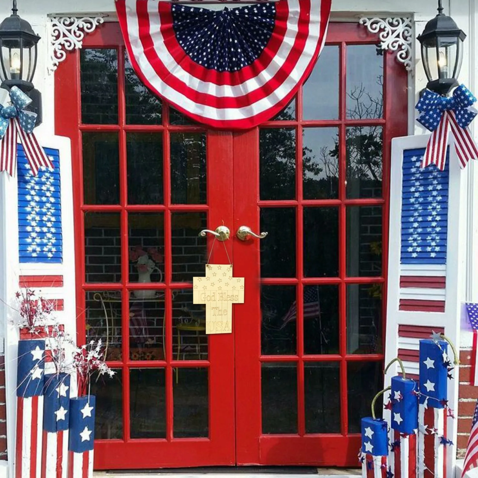 Деревянные украшения День независимости в США деревянные поделки домашнее