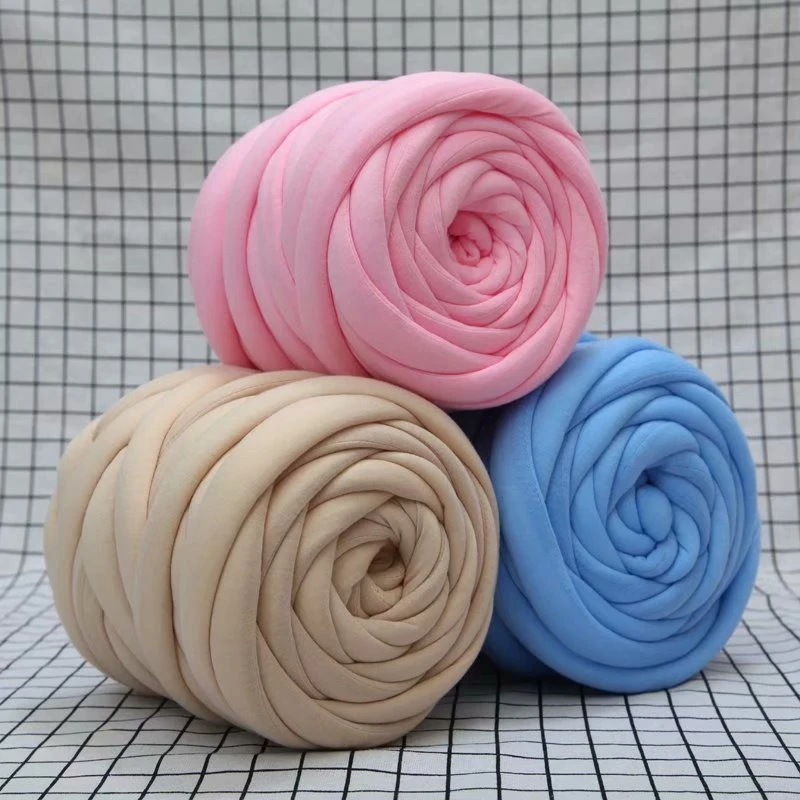 

500g/Roll DIY Core-filled Cotton Cloth Thread Hand-woven Thick Thread Ball Comfortable Soft Warm Cotton Ball