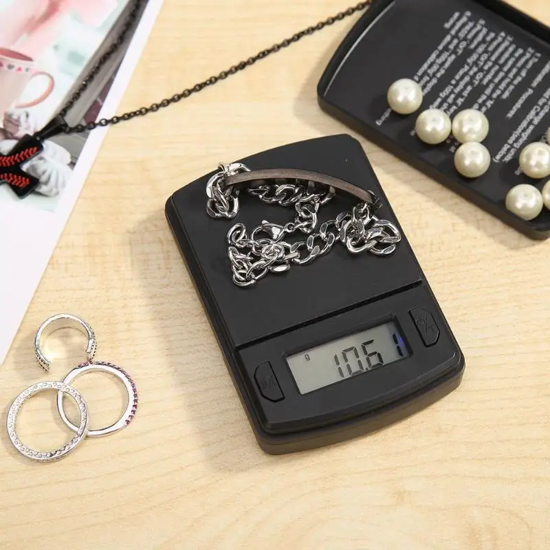 Портативные ювелирные цифровые весы карманные с ЖК дисплеем электрические для