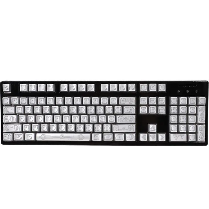 RGB 104 Keycaps ANSI макет OEM ABS исходный код выстрел с подсветкой Keycap для Cherry MX gh60 poker 87