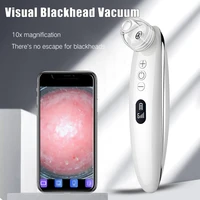 6 gears visible intelligent blackhead remover black dots vacuum cleaner electric pore extractor machine face skin care tools