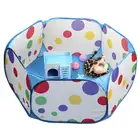 Портативный складной забор в горошек, клетка для животных, манеж для хомяка, морской свинки, щенка