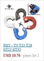 PQY- Полный титан T3 турбо одеяло Турбо тепловой щит подходит: t2 t25 t28 gt28 gt30 gt35 и большинство t3 турбо PQY-TBF03
