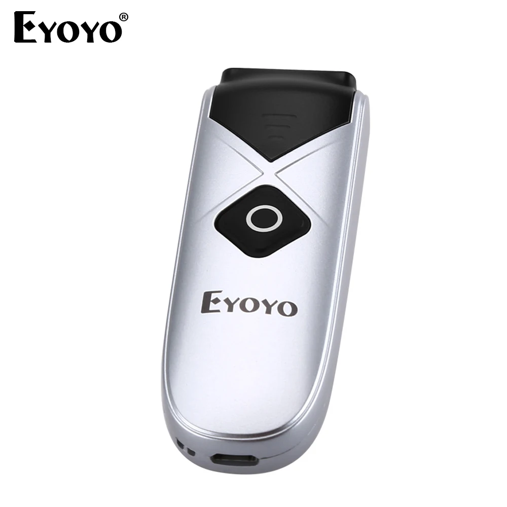 Eyoyo EY-015C CCD Мини Bluetooth сканер штрих-кода USB проводной и 2 4G беспроводной 1D
