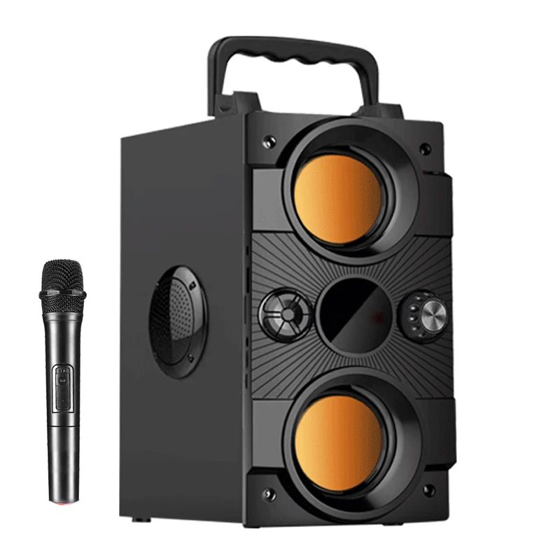

High Power Computer Loudspeaker 5000mAh Bluetooth Speaker Portable 8D Surround Stereo Speakers Outdoor/Home Speaker with Mic