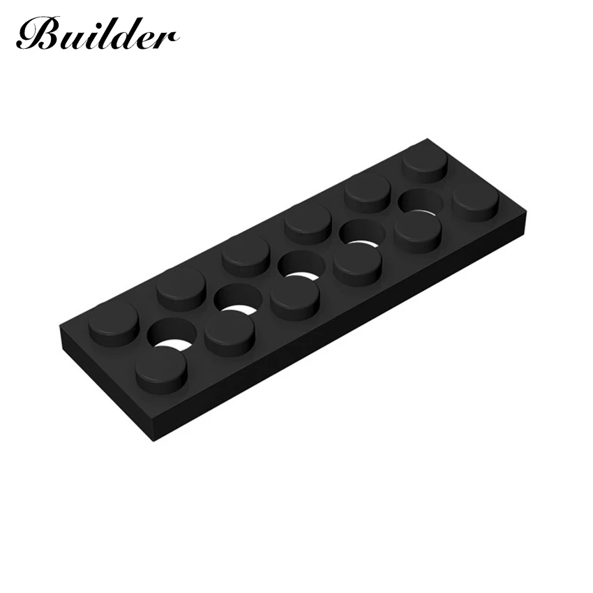 Конструктор Little Builder 32001 MOC Technology Plate 2x6 с 5 отверстиями 10 деталей сборные детали