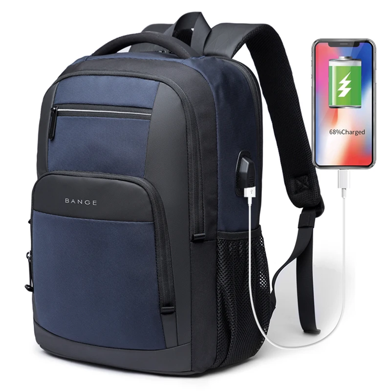 

New Large Capacity 15.6 inch Daily School Backpack Multifunctional USB Charging Man Laptop Backpack for Teenager
