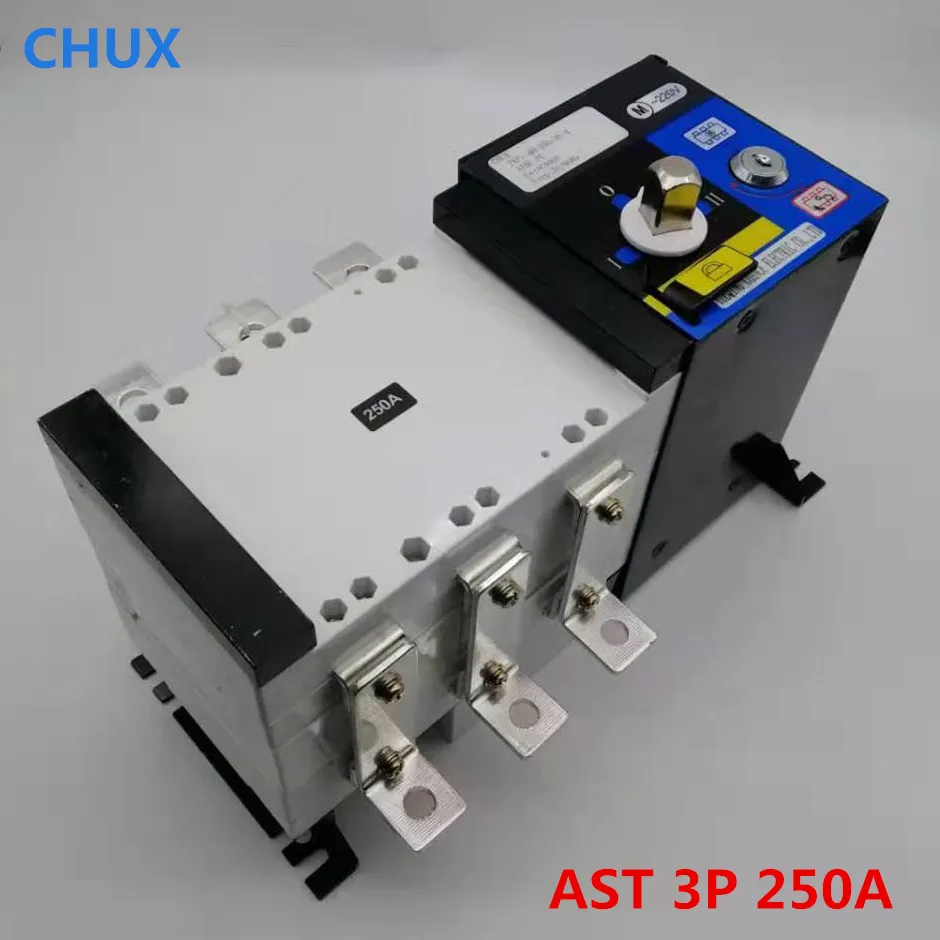 CHUX 250A двойной мощный автоматический переключатель передачи 3P 380V изоляционный