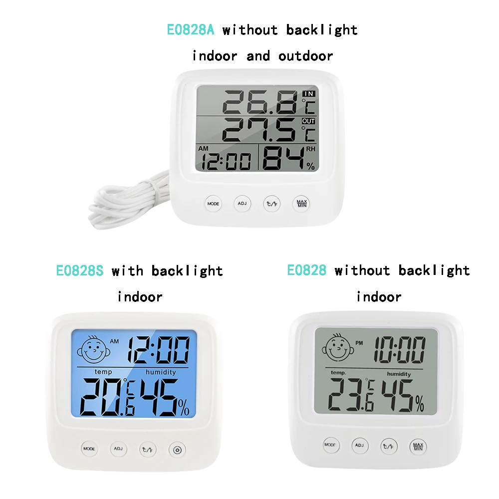 

Digital LCD Indoor Convenient Temperature Sensor Humidity Meter Thermometer Hygrometer Gauge