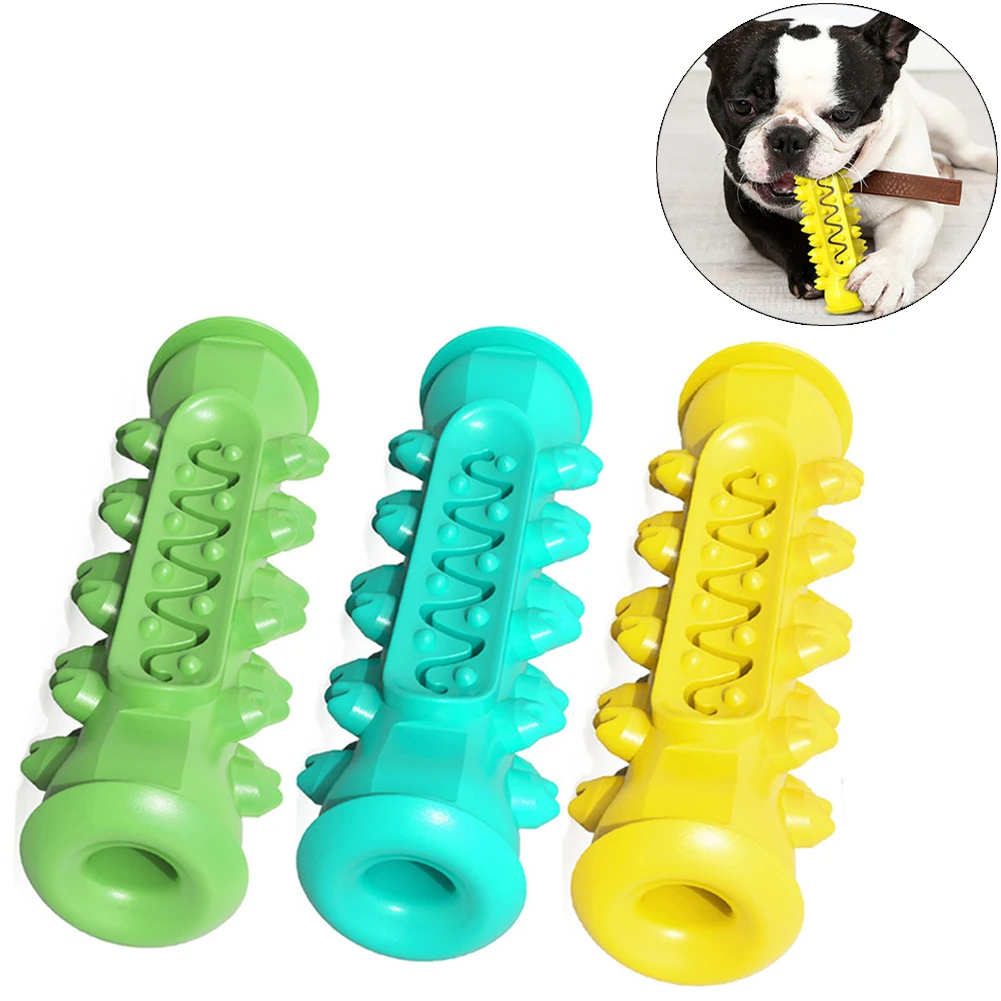 

Dog Toothbrush Toys Pet Molar Teeth Puppy Chew Toy Dental Care Bite-resistant Cleaning Extra-tough Interactive Leakage Stick