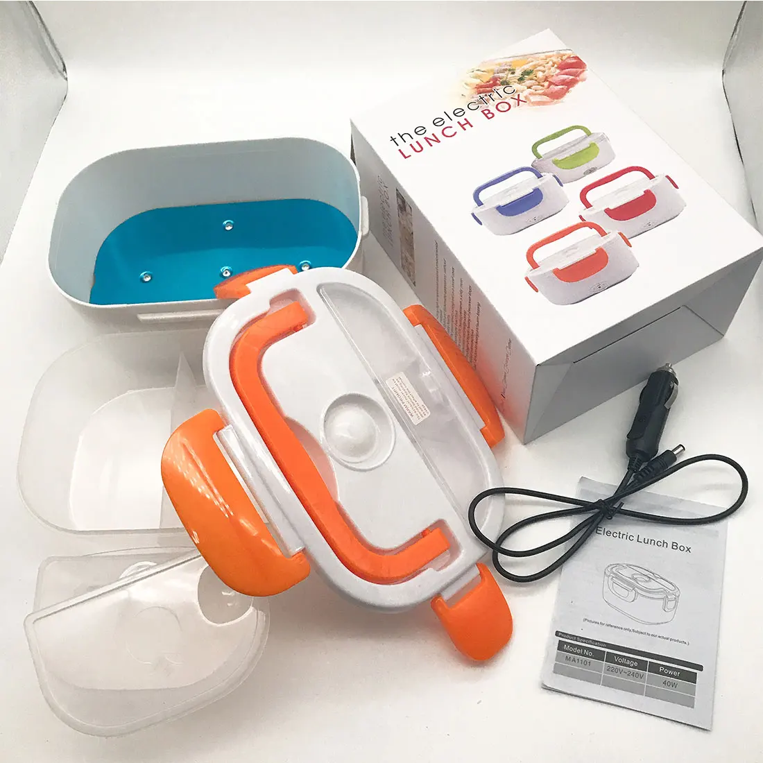 Портативный Ланч-бокс с электрическим подогревом для дома и грузовика 12/24 В/110 В/220