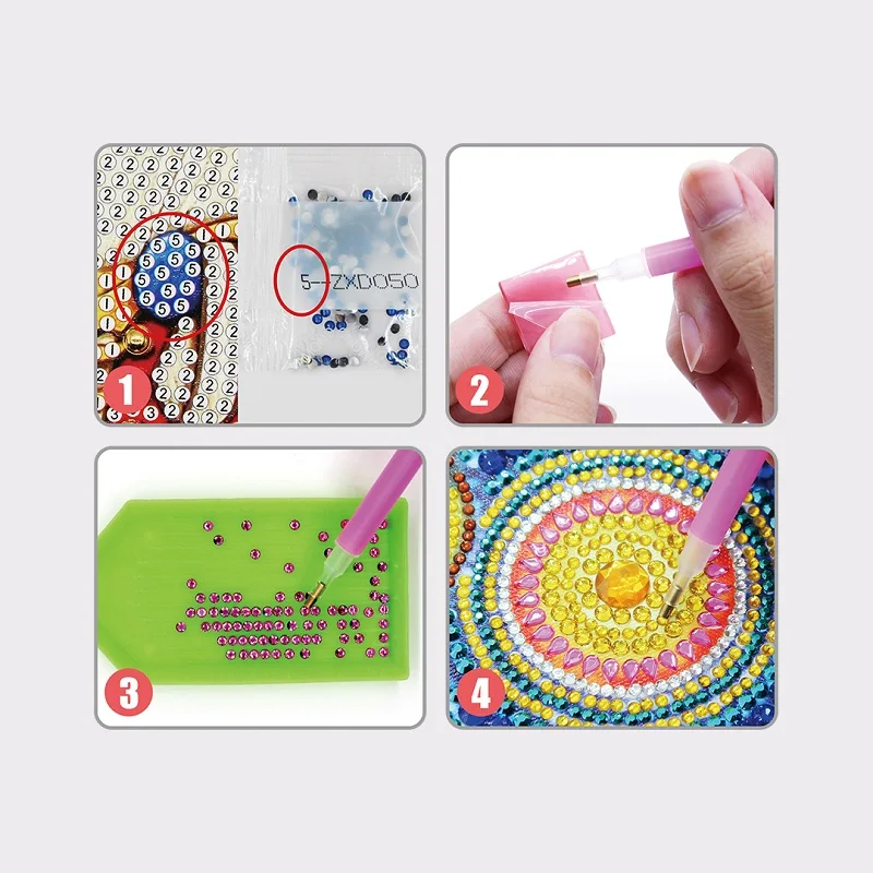

K-STAR DIY Led Lamp Mat Custom Diamond Painting Mat Creative Gift Table Lamp Home Decoration Night Light Diamond Painting