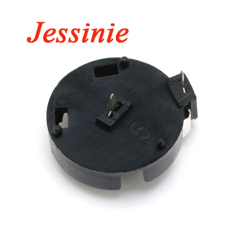 10pcs SMD SMT CR1220 Round Button Coin Cell Battery Socket Holder Case Cover 3V Storage Box |