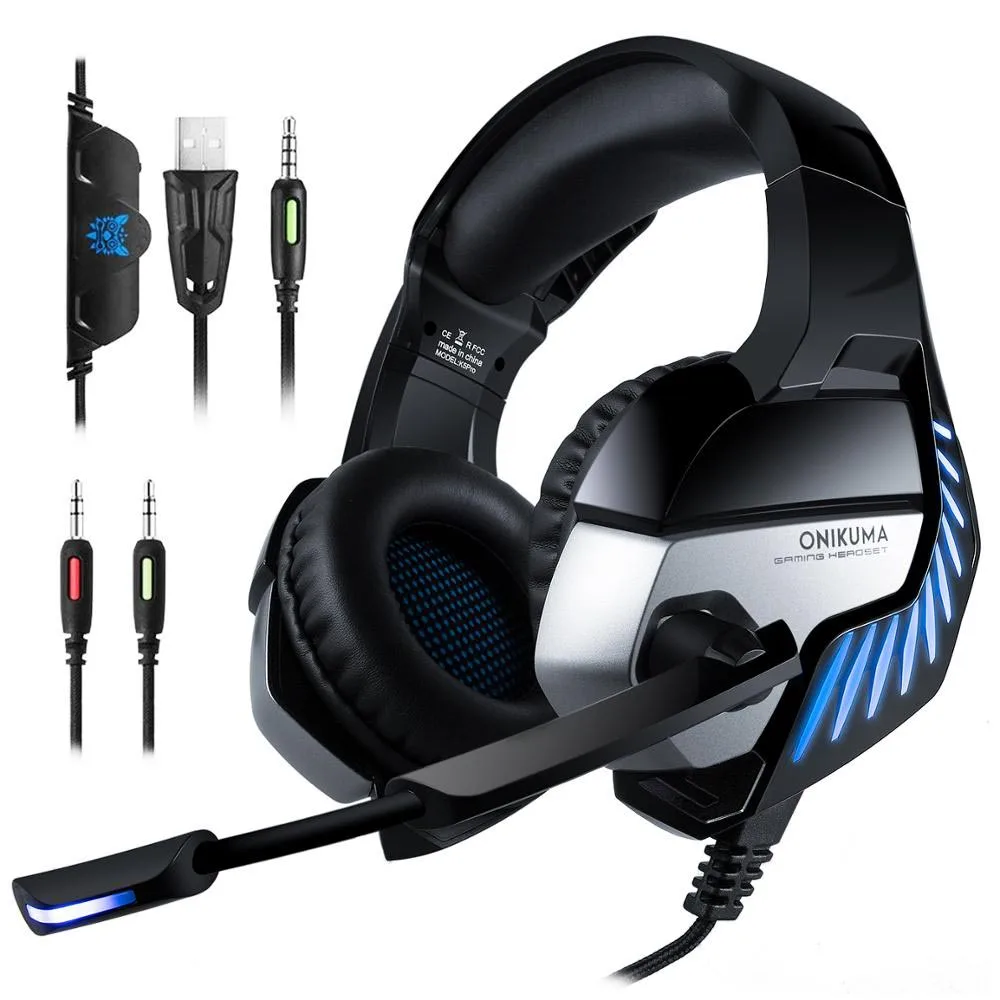 

Up to 60% off!ONIKUMA Gaming Headphones K5 PRO Stereo Game Headset with Mic USB & 3.5mm Wired for Laptop Computer PC PS4 Xbox
