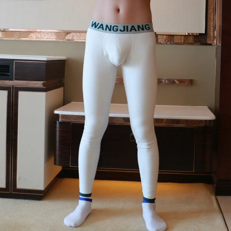 Мужское термобелье кальсоны Утепленные зимние теплые сексуальные мужские брюки