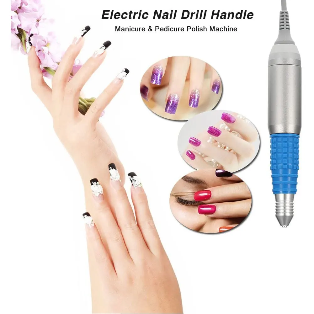 

Nail Drill Handle Handpiece Nail Drill Pen Manicure Pedicure Polish Machine Nail Art Tool for Acrylic Gel Nails Equipment Tools