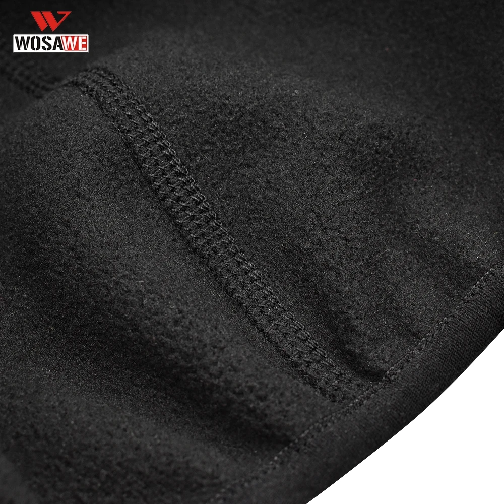 

WOSAWE Winter Keep Warm Motorcycle Face Mask and Caps Set Fleece Black Gray Face Shield Helmet Caps Balaclava Windproof