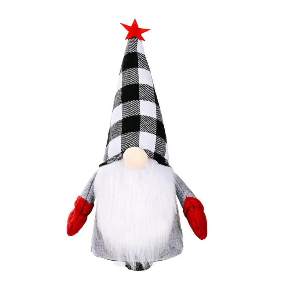 

Soft Unique Electric Faceless Santa Gnome Lightweight Santa Gnome Vivid for Home