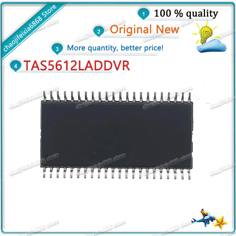 5 шт./лот! TAS5612LADDVR TAS5612LA HTSSOP-44 5612LADDVR TAS5612 SSOP44 стерео цифровой аудиоусилитель класса D