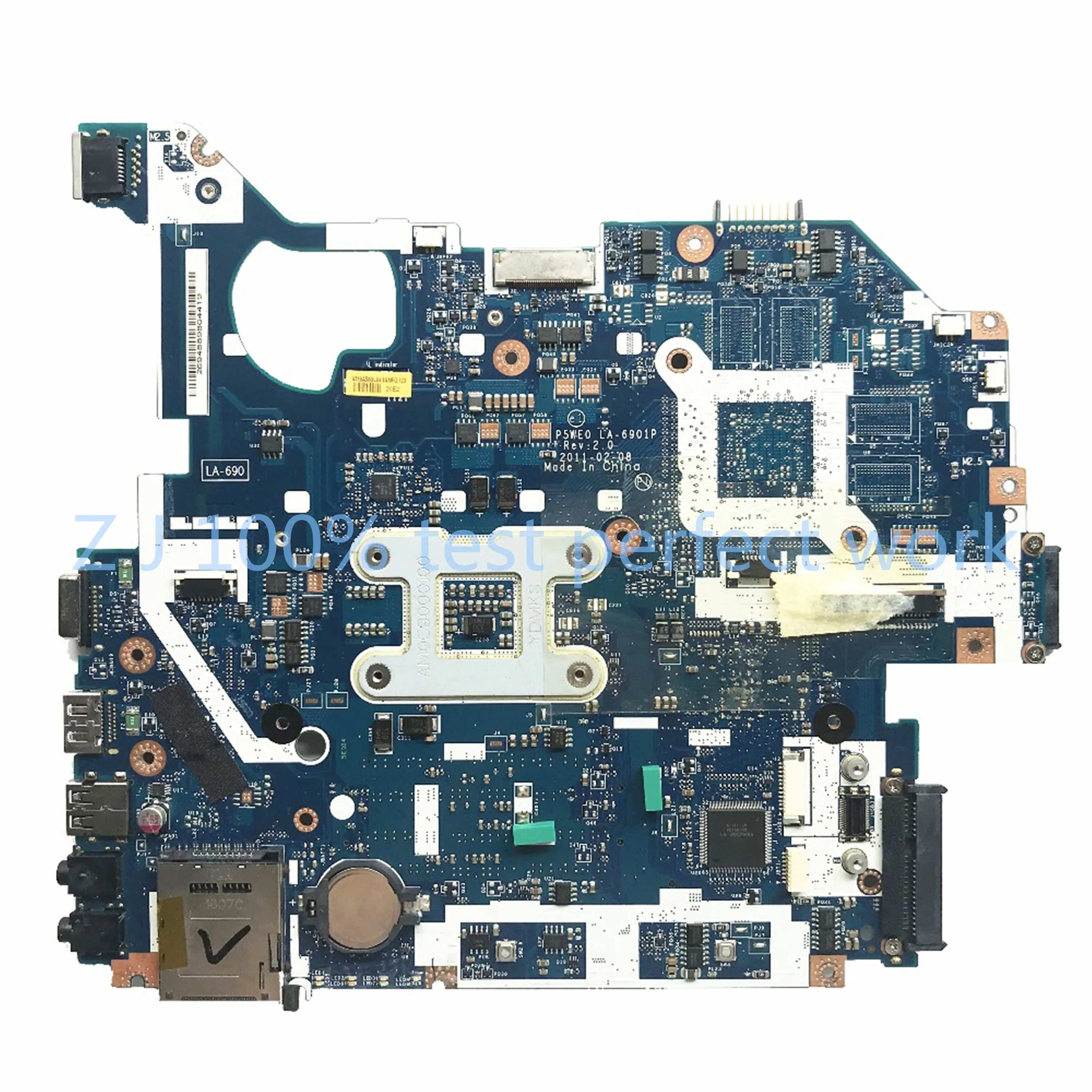 Высококачественная материнская плата для ноутбука ACER 5750 NV57 MBR9702003 HM65 P5WE0 LA 6901P 100%