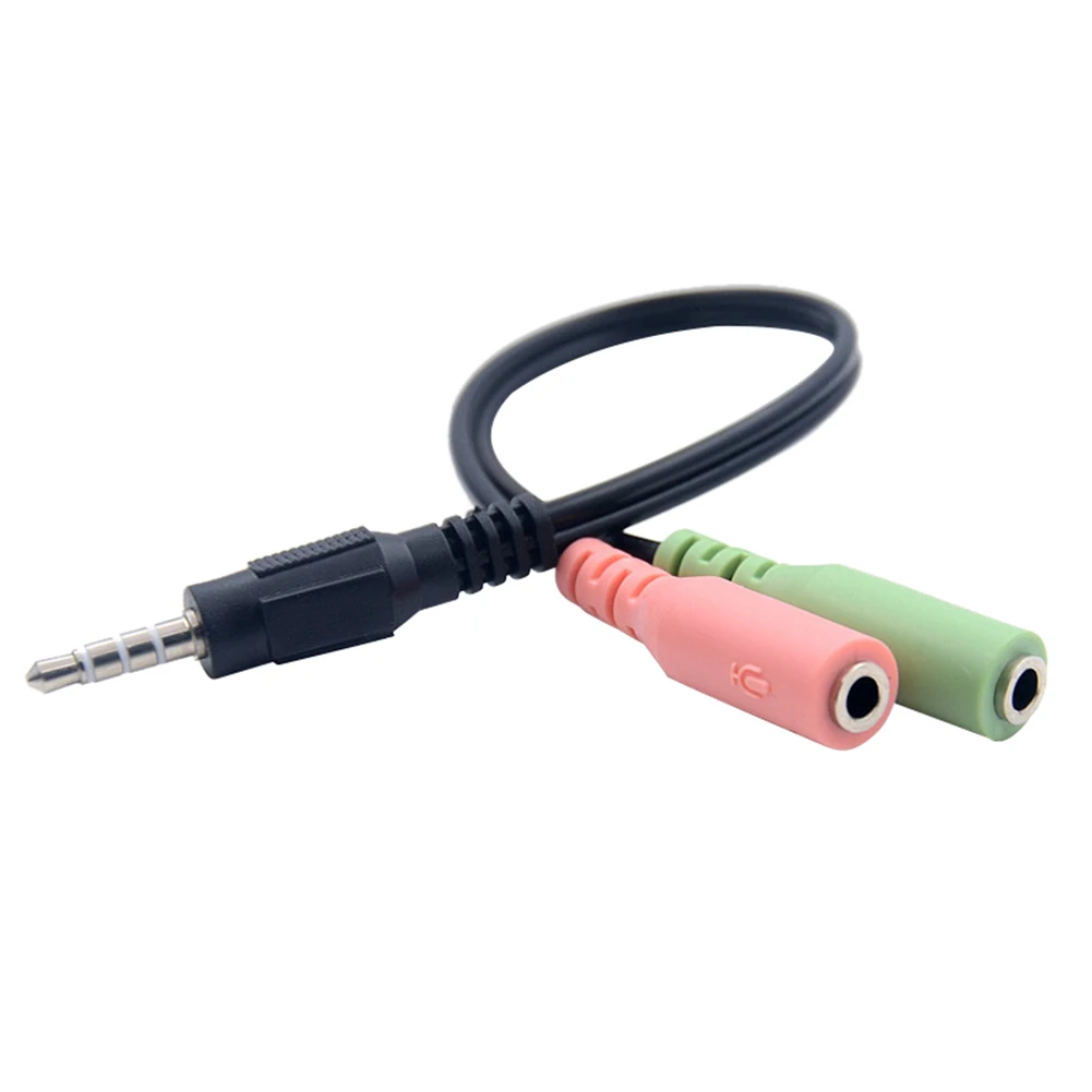 Разветвитель для мобильного аудиоадаптера ноутбука Aux-кабель наушников 3 5 мм 1