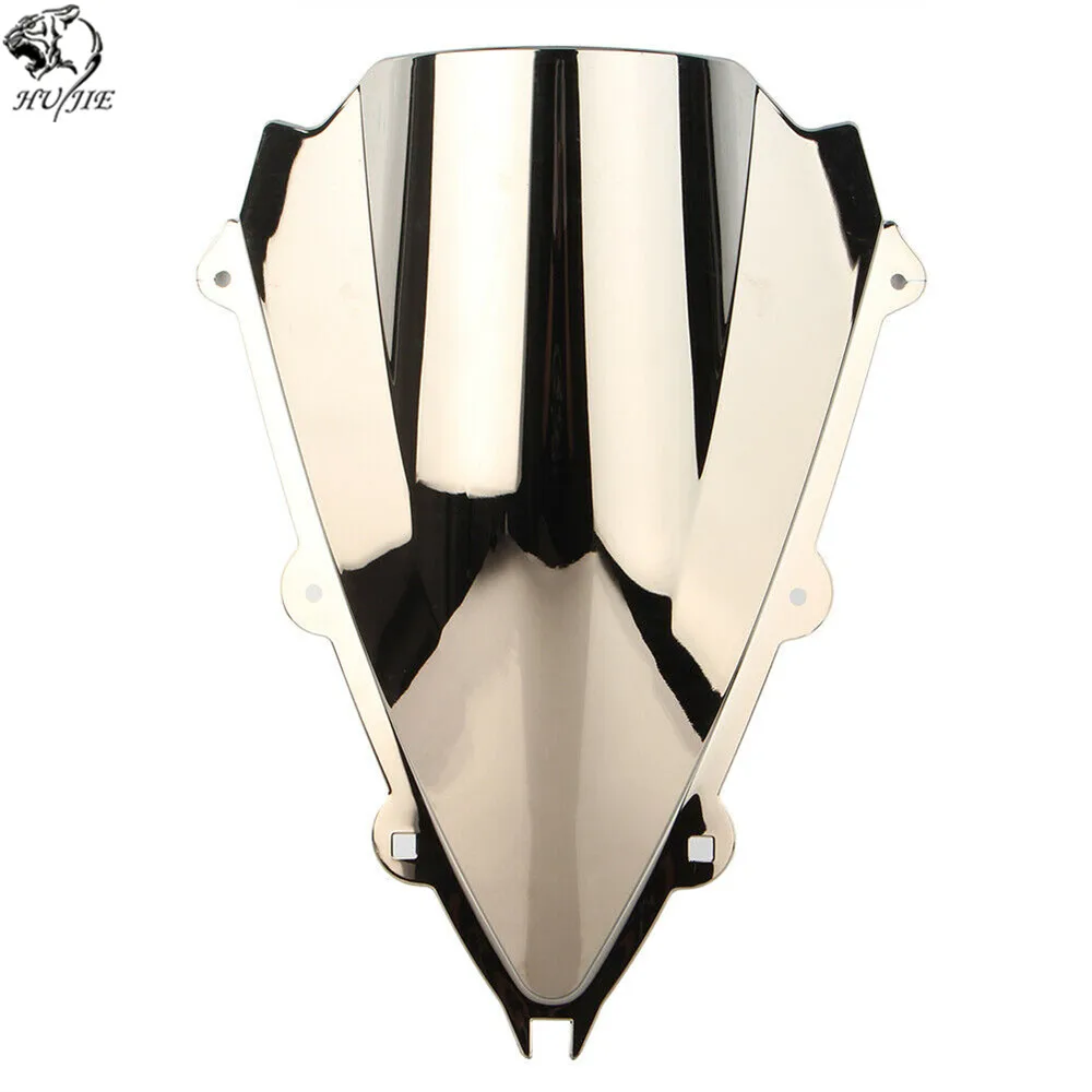 Мотоцикл двойной пузырь ветрового стекла экран для Aprilia RSV4 09-14 RSV4 R 12-15 RS4 125 12-16 дым черный Иридий