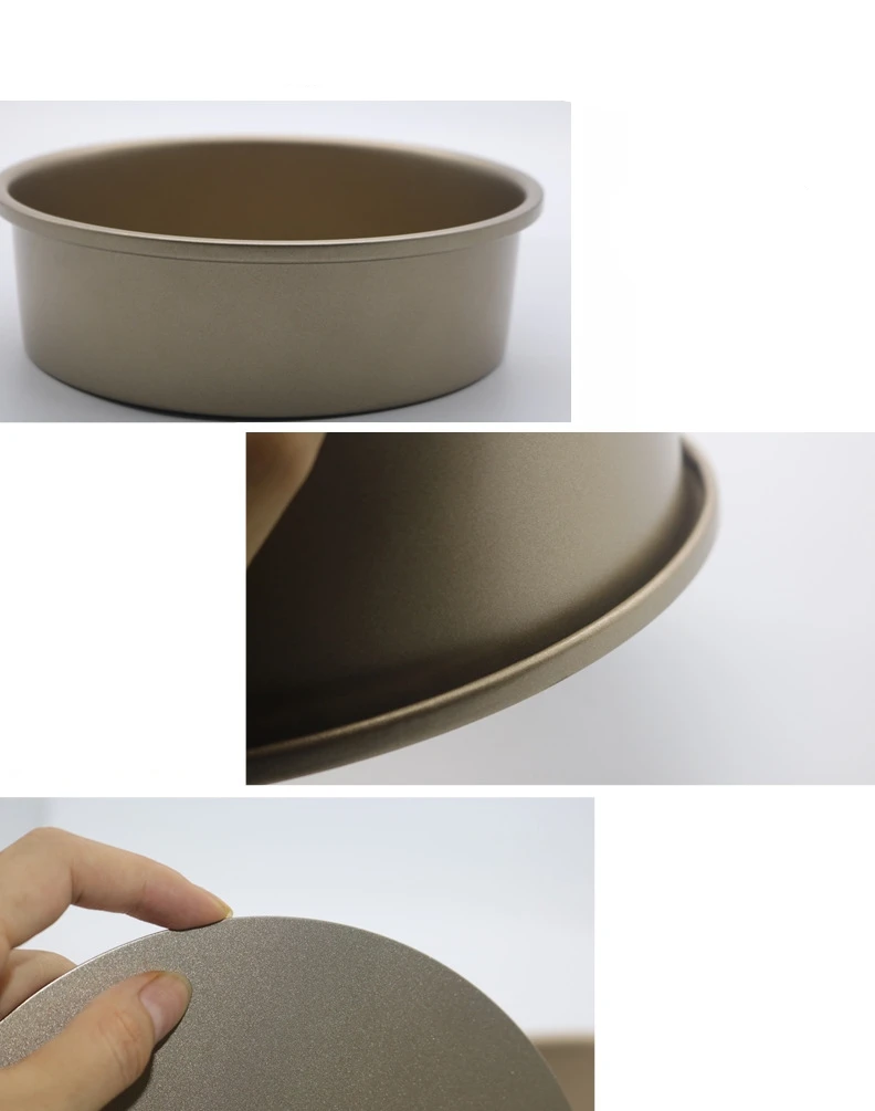

6/8inch Round Cake Mould Carbon steel Chiffon Cake Baking Pan Pudding Cheesecake Mold Set with Removable Bottom Kitchen Tools