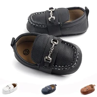 classic brand soft leather baby shoes moccasins casual infant boys girls slip on peas shoes first walkers for newborn baby