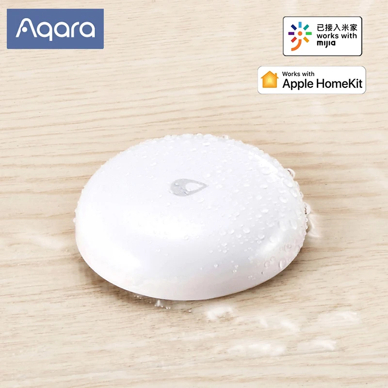 Датчик воды Aqara Smart Home IP67 Водонепроницаемый погружной датчик работает с