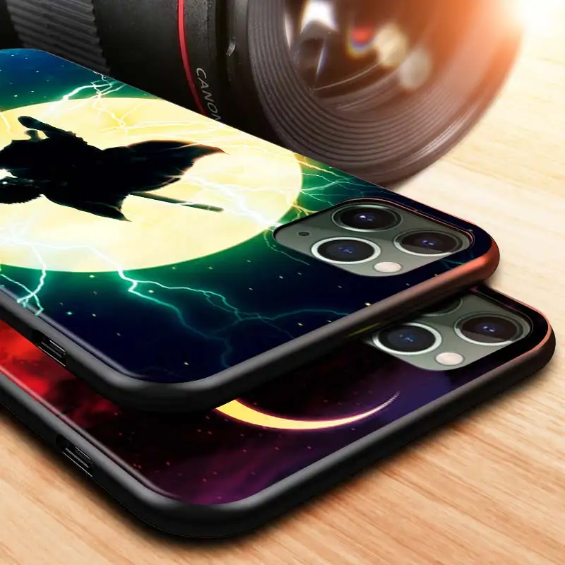 

Demon Slayer Cool For Apple iPhone 12 Pro Max Mini 11 Pro XS Max X XR 6S 6 7 8 Plus 5S SE2020 Black Phone Case