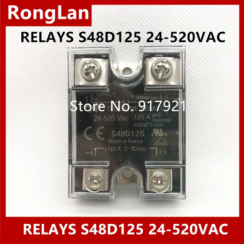 

[ZOB] The original TELEDYNE RELAYS S48D125 24-520VAC 125A solid state relay