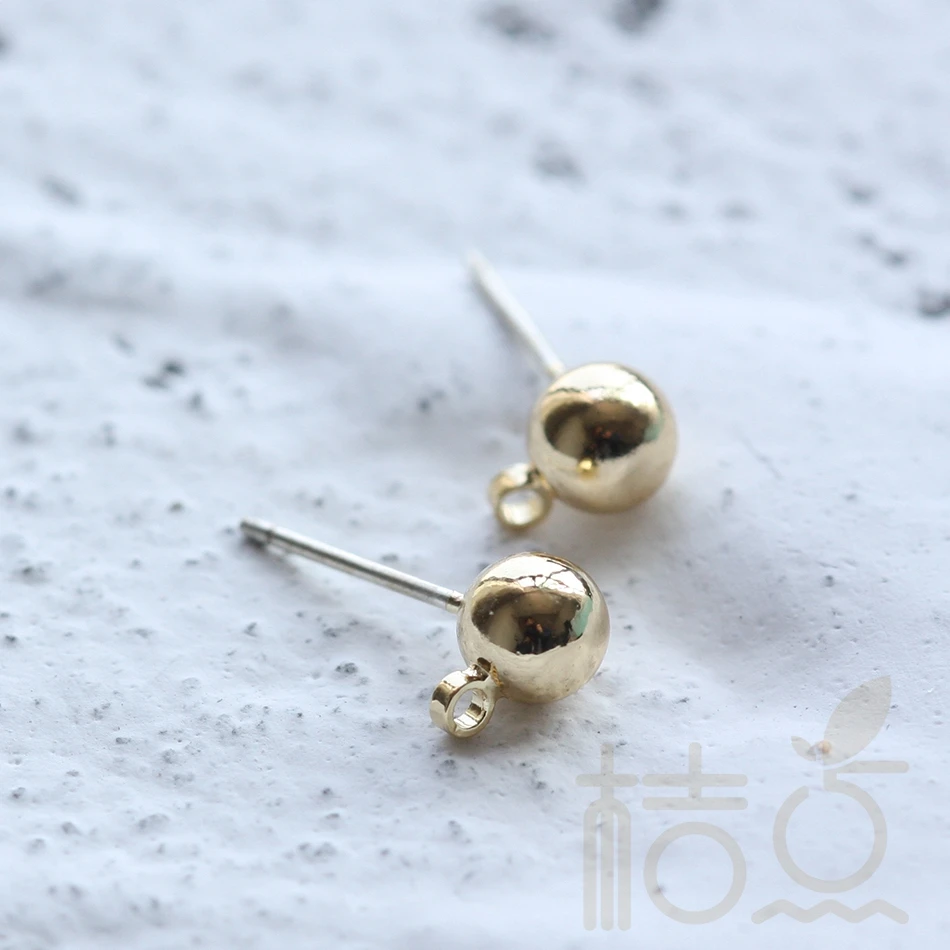 

Solid Brass Earring Posts with 5mm Ball Size - Sterling Silver Pin (3877C-V-241)