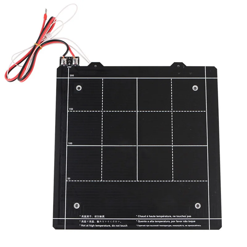 

3D Printer Magnetic Heated Bed Heat Resistant 24V 3D Printer Parts for Ender-3 KQS8