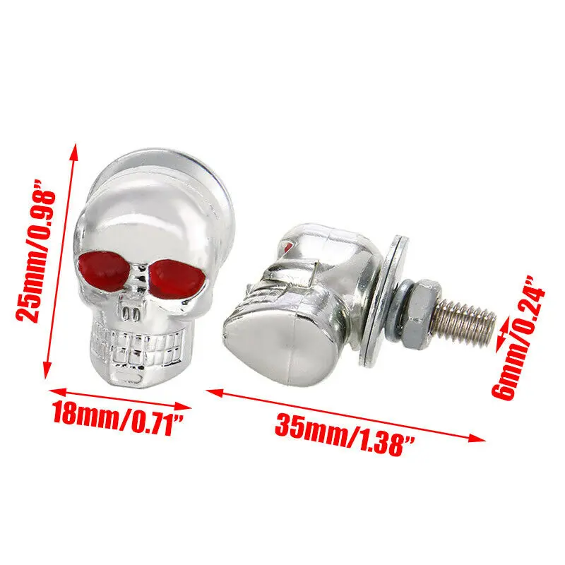 Бесплатная доставка 4 шт. хромированная рамка для номерного знака болт крепеж в