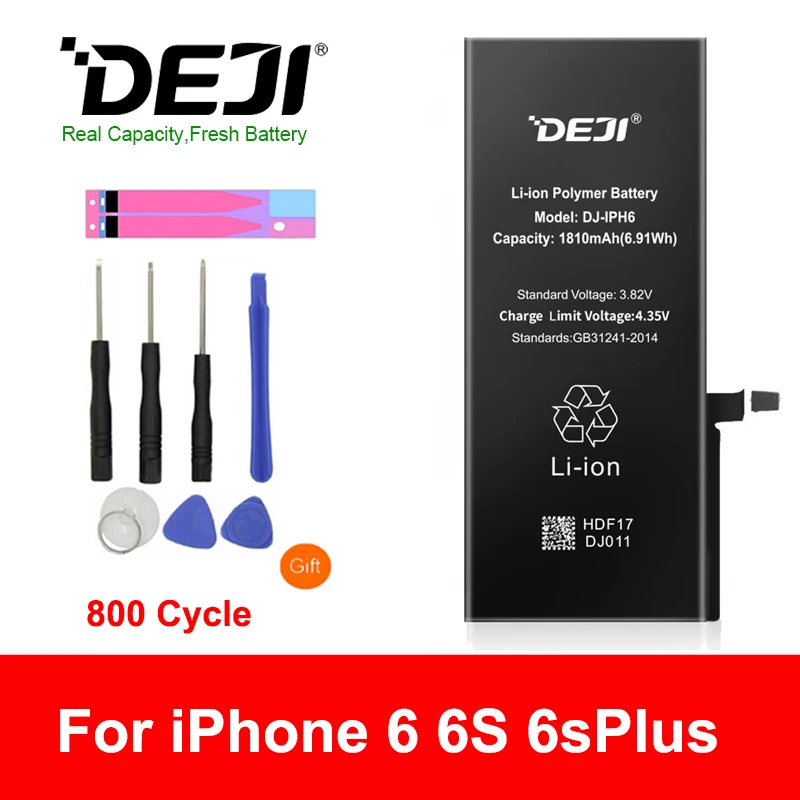 Аккумулятор для iPhone 6 6s plus 2200 мАч 3410 литий полимерная батарея большой емкости +