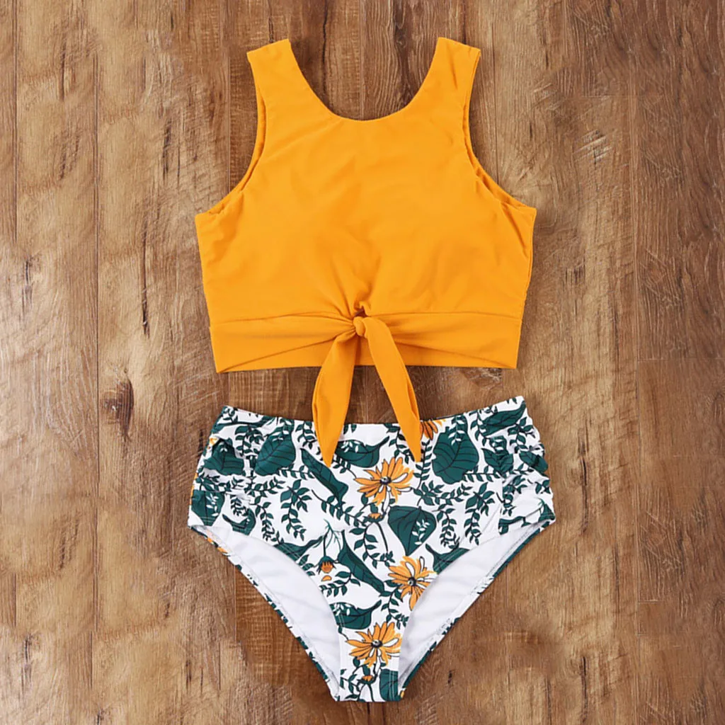 Женский Купальник 2021 бикини женский сексуальный комплект с принтом пуш ап