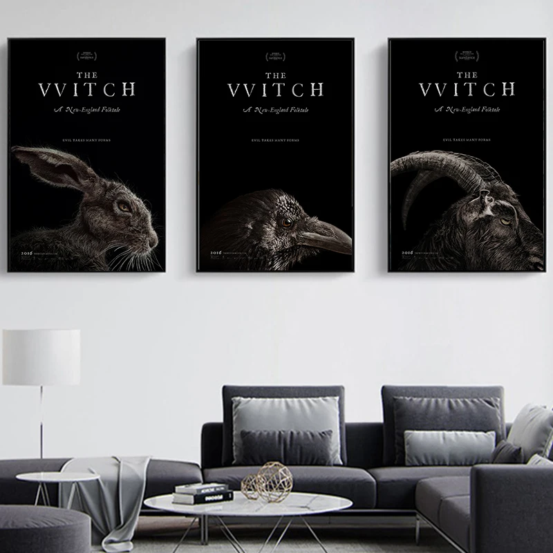 Плакат со сценами из фильмов The Vvitch холст постер кролик орел коза печать живопись