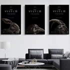 Плакат со сценами из фильмов The Vvitch холст постер кролик орел коза печать живопись ткань настенные картины для декора гостиной