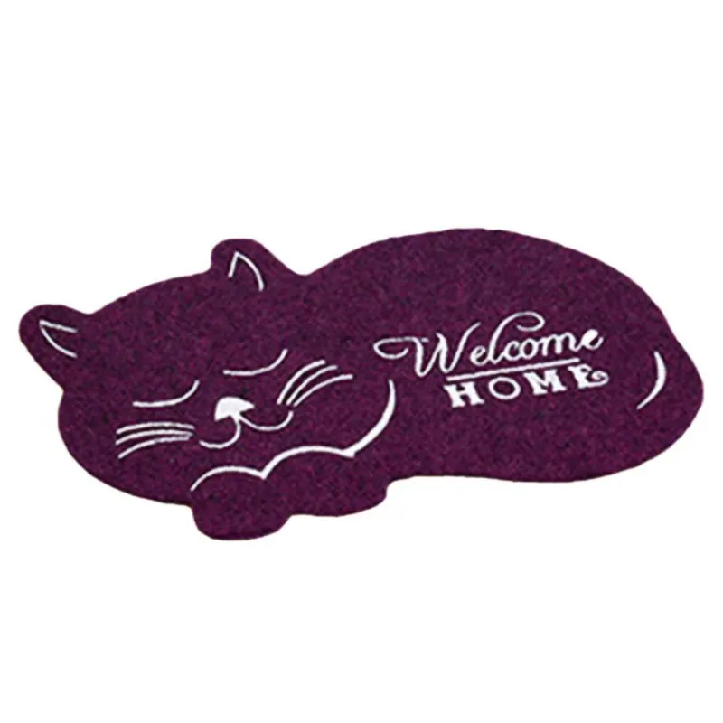 3D напольные коврики неправильной формы для входных ковриков с принтом животных